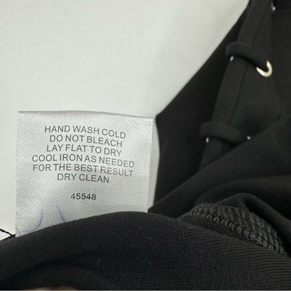 Romeo & Juliet‎ NWT Black Grommet Stretchy Mid-Rise Grunge Leggings S/W26/L28 - Picture 7 of 11